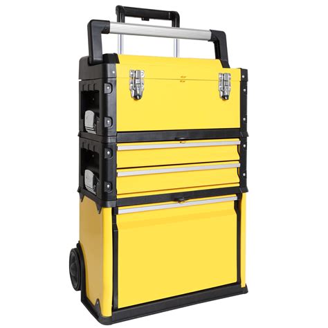 aluminum portable indurstrial metal tool box on wheels|big red rolling tool box.